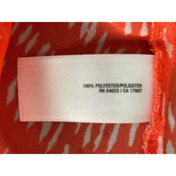 Old‎ Navy Tank Top Womens Size Small Orange Sheer Chiffon Boho Festival Beachy - Picture 6 of 9